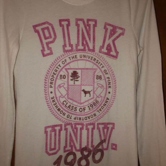 Victoria’s Secret PINK long sleeve nightgown size M - Picture 2 of 10